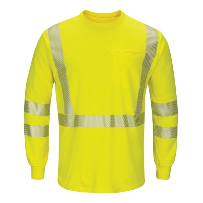 Bulwark Men's Tall Hi-Visibility Lightweight Long Sleeve T-Shirt SMK8T Men's Tall Hi-Visibility Lightweight Long Sleeve T-Shirt Thumbnail