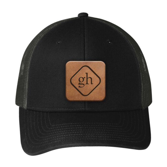 Grace Hills Leather Patch Hat Thumbnail