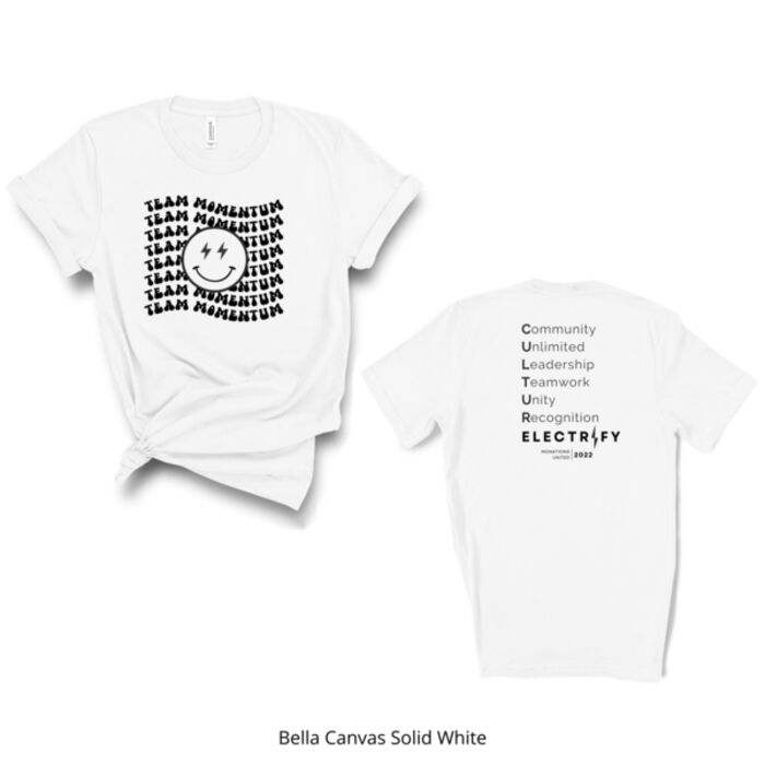 Team Momentum - Bella Canvas Unisex Monations Shirt Thumbnail