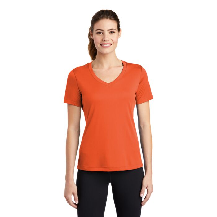 Sport Tek Ladies PosiCharge ® Competitor V Neck Tee LST353 Ladies PosiCharge ® Competitor V Neck Tee Thumbnail