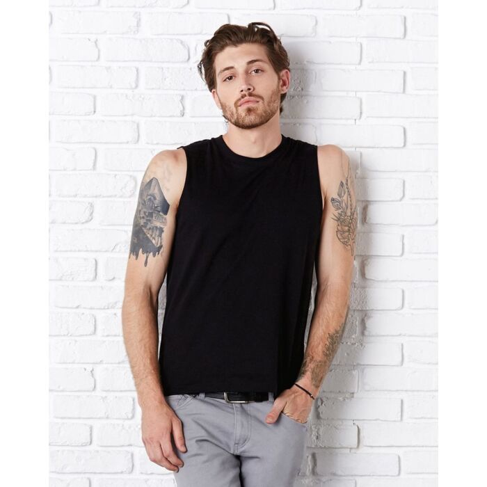 Bella + Canvas Jersey Muscle Tank 3483 Jersey Muscle Tank Thumbnail