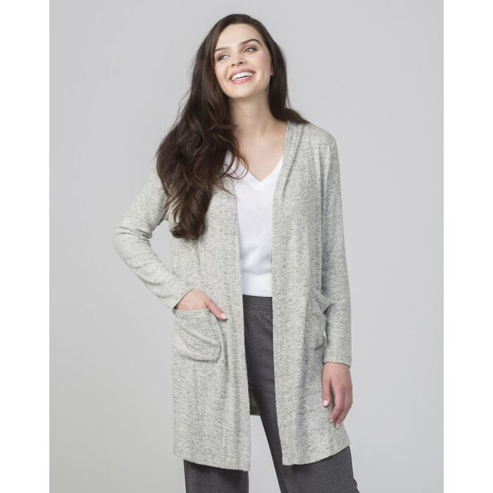 Boxercraft Women's Cuddle Fleece Cardigan L08 Women's Cuddle Fleece Cardigan Thumbnail