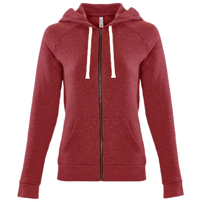 Women's Malibu Raglan Full-Zip Hoodie Thumbnail