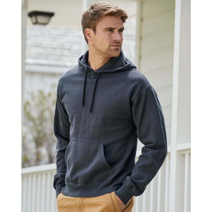 ComfortWash by Hanes Garment-Dyed Unisex Hooded Sweatshirt GDH450 Garment-Dyed Unisex Hooded Sweatshirt Thumbnail