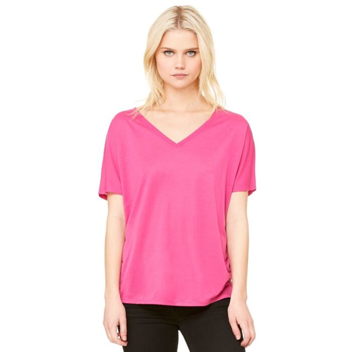 Bella + Canvas Women’s Slouchy V-Neck Tee 8815 Women’s Slouchy V-Neck Tee Thumbnail