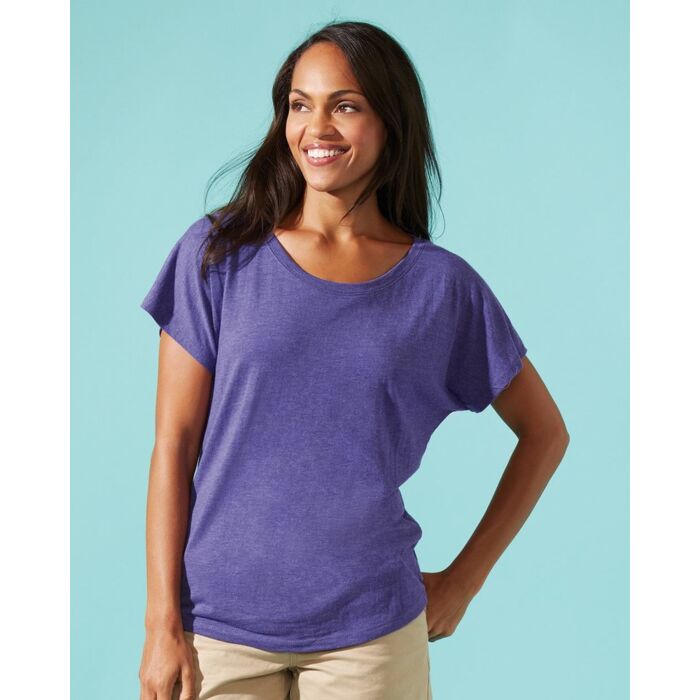 Next Level Apparel Women’s Triblend Dolman T-Shirt 6760 Women’s Triblend Dolman T-Shirt Thumbnail