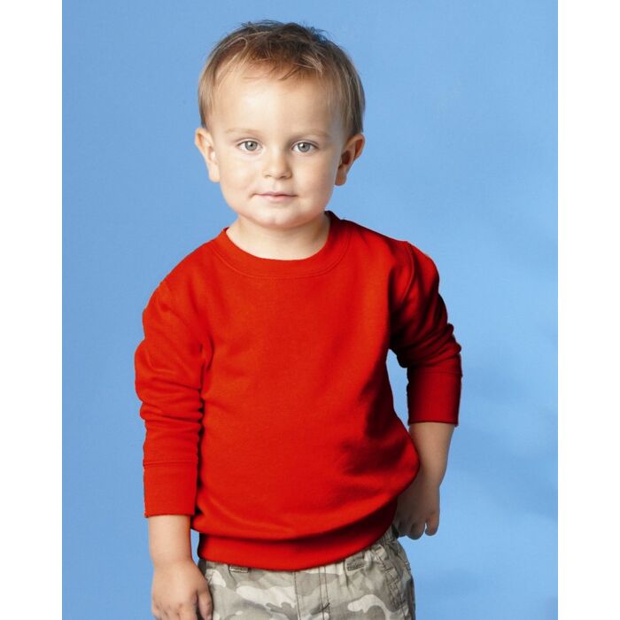 Rabbit Skins Toddler Fleece Crewneck Sweatshirt 3317 Toddler Fleece Crewneck Sweatshirt Thumbnail