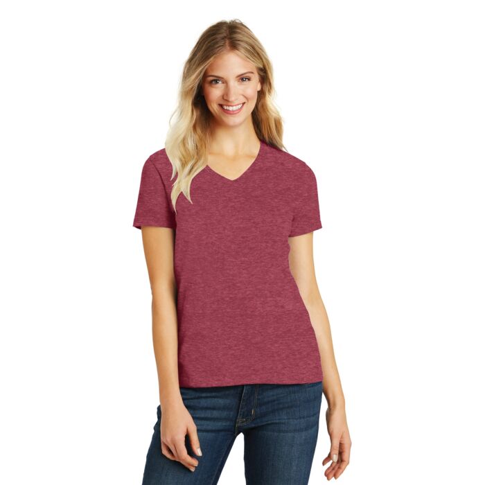 District Women's Perfect Blend ® CVC V Neck Tee DM1190L Women's Perfect Blend ® CVC V Neck Tee Thumbnail