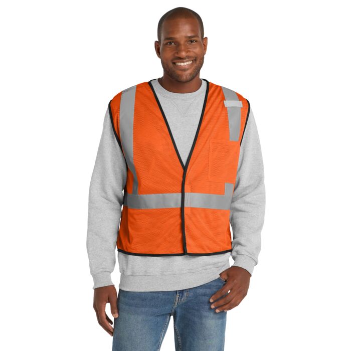 CornerStone Ansi 107 Class 2 Economy Mesh One Pocket Vest CSV100 Ansi 107 Class 2 Economy Mesh One Pocket Vest Thumbnail